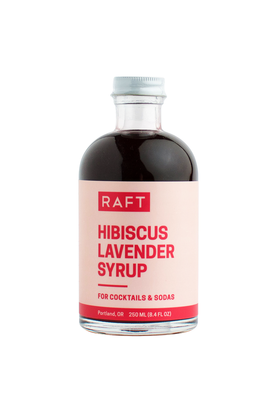 Organic Hibiscus Lavender Syrup