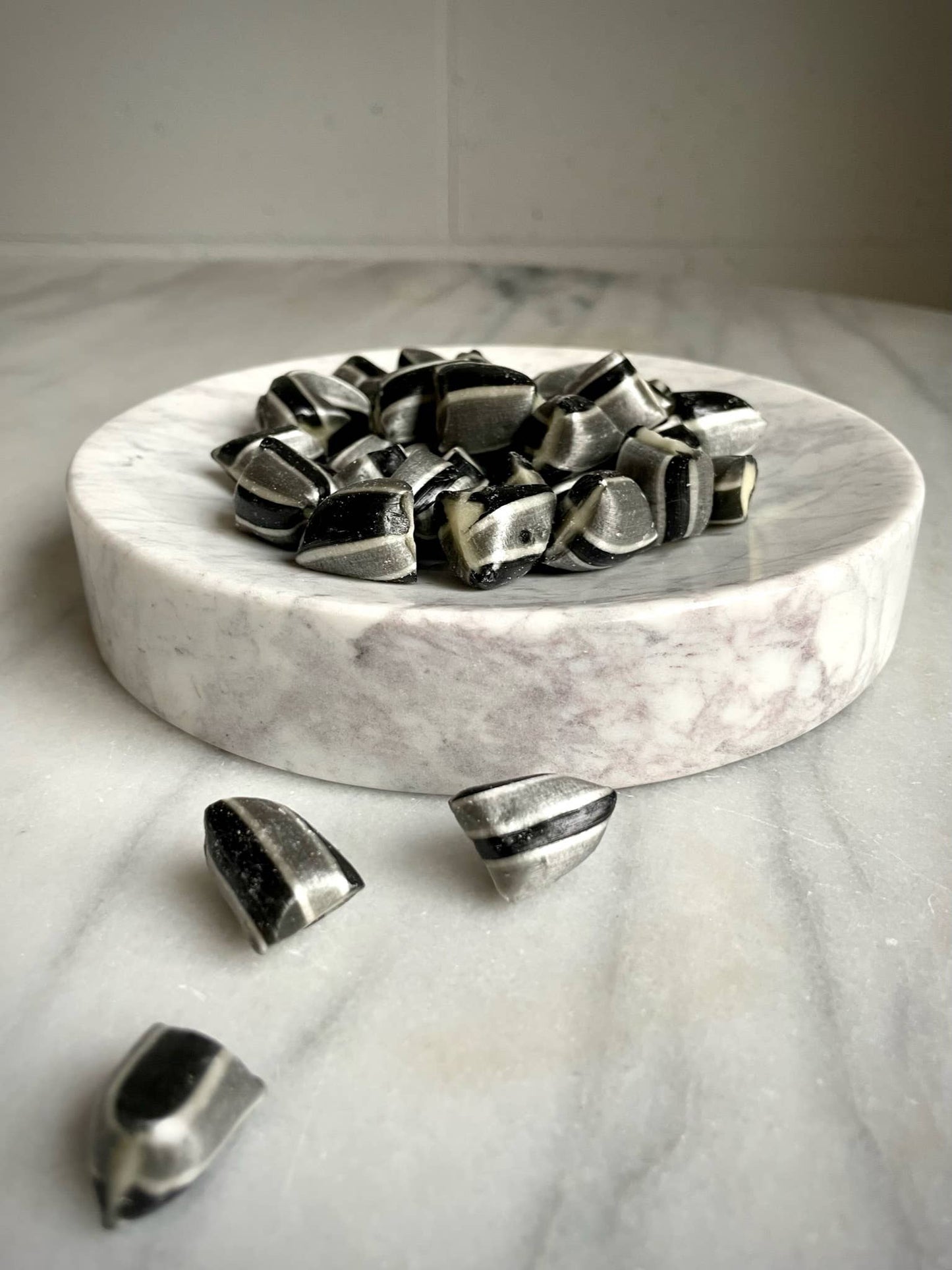Como marble Tray / Trinket Tray / Jewellery Holder / Dish: Pearl White
