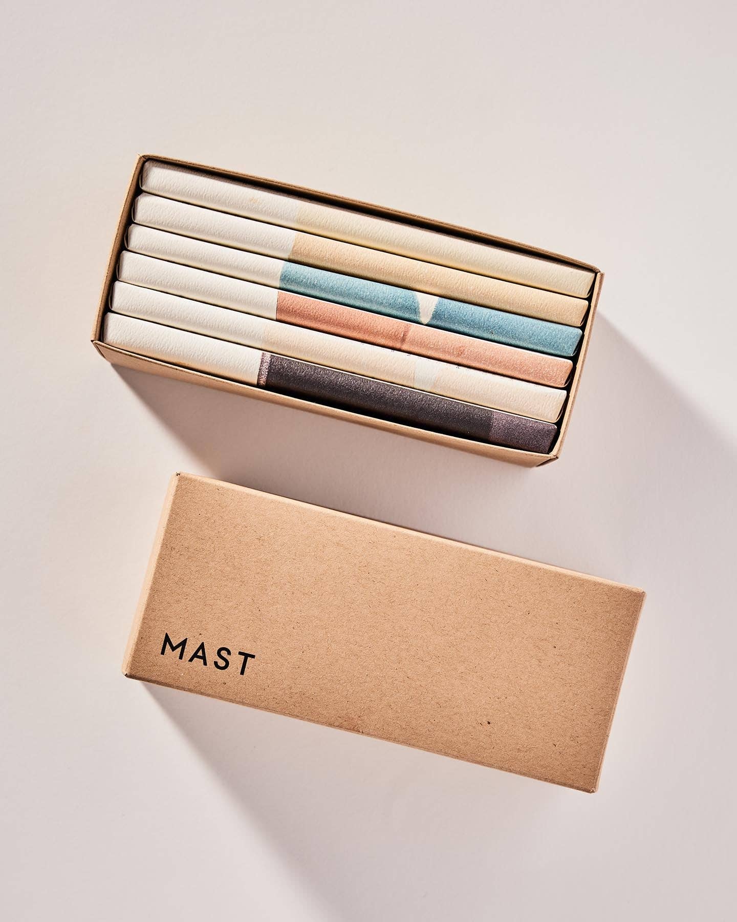 Mast의 6개 초콜릿 바 선물 상자