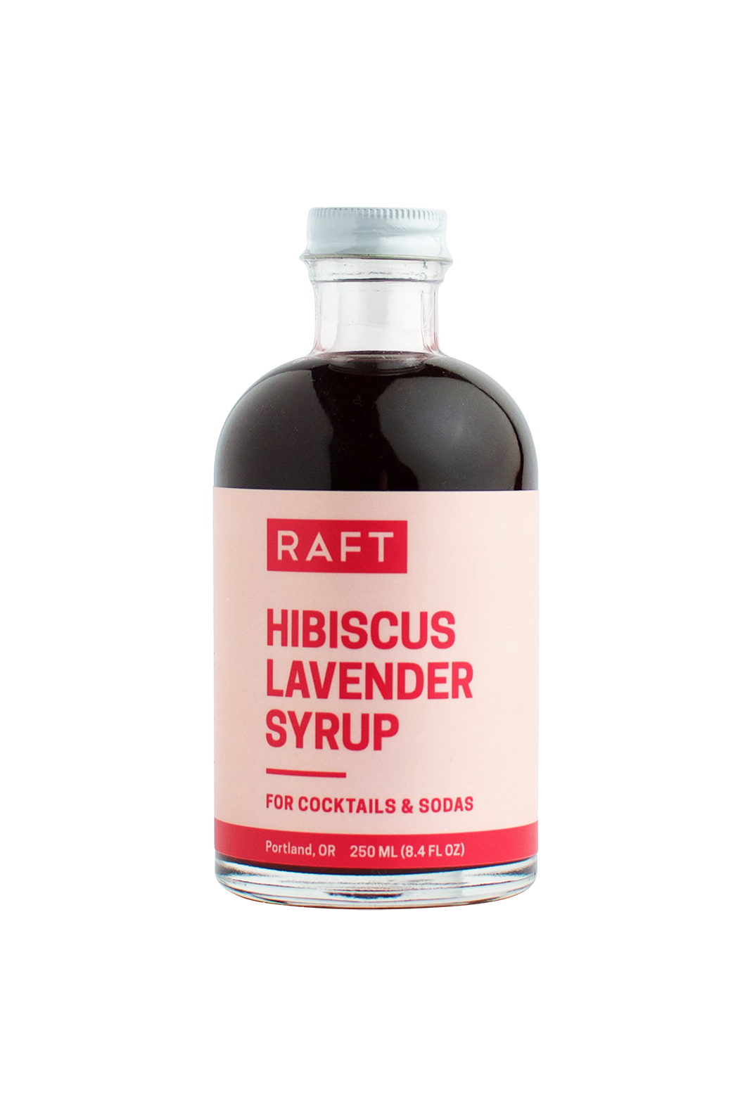 Organic Hibiscus Lavender Syrup