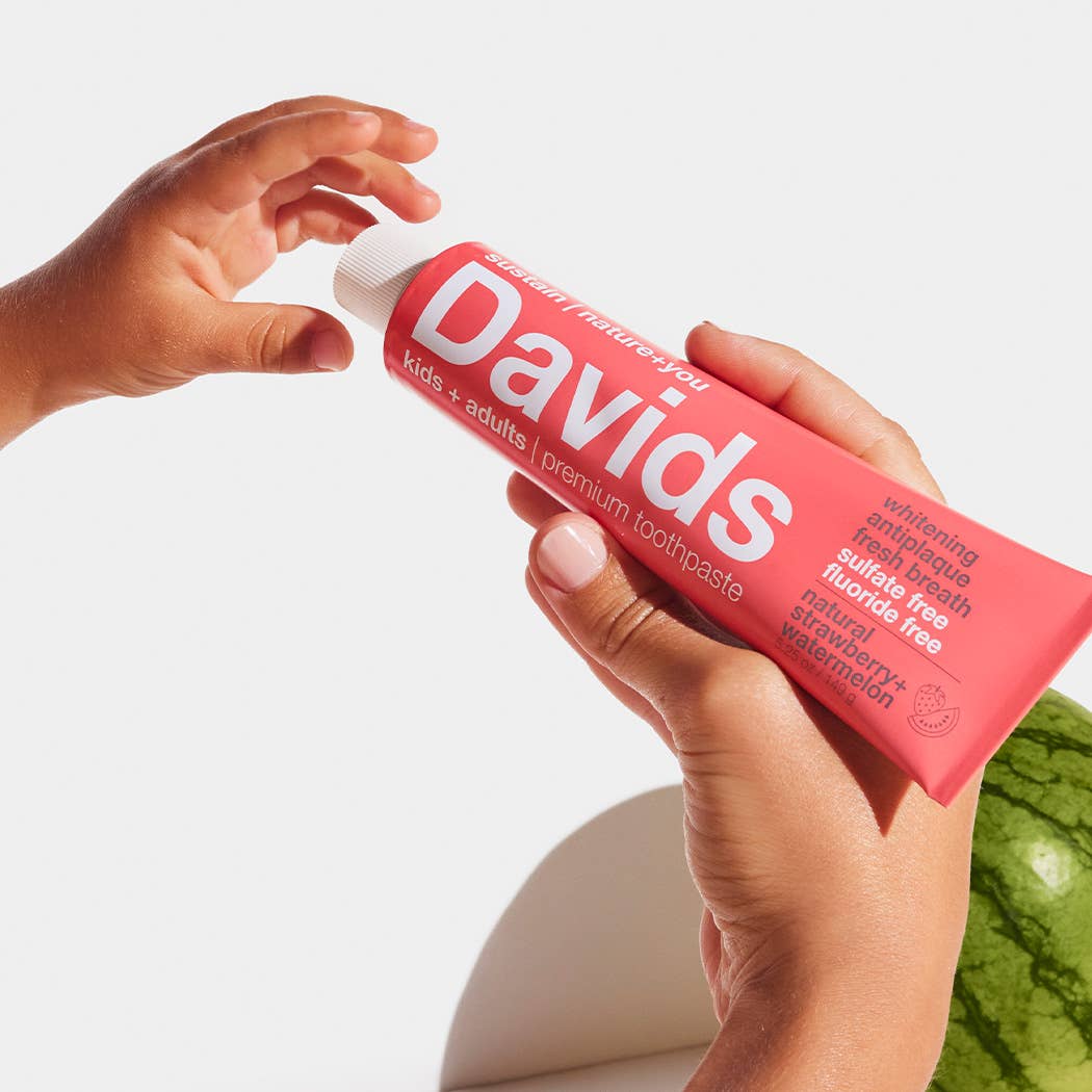 Kids + Adults Premium Toothpaste - Strawberry Watermelon