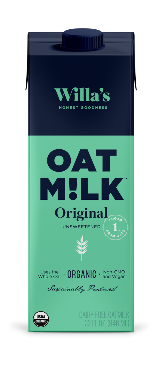 Willa's Organic Unsweetened Original Oat Milk