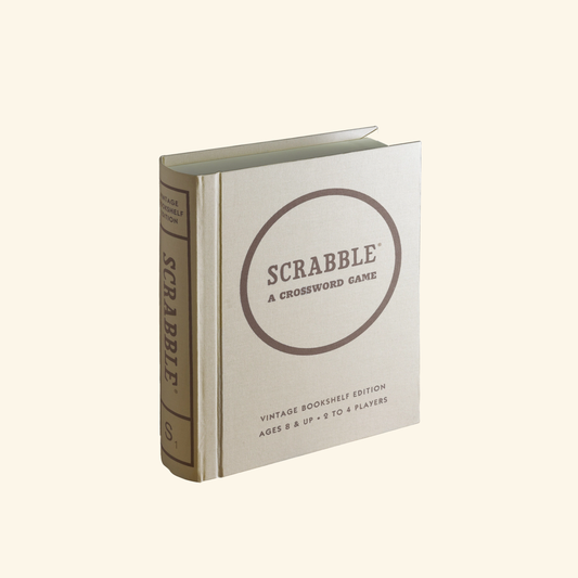 Scrabble Game - Portable Bookshelf Edition