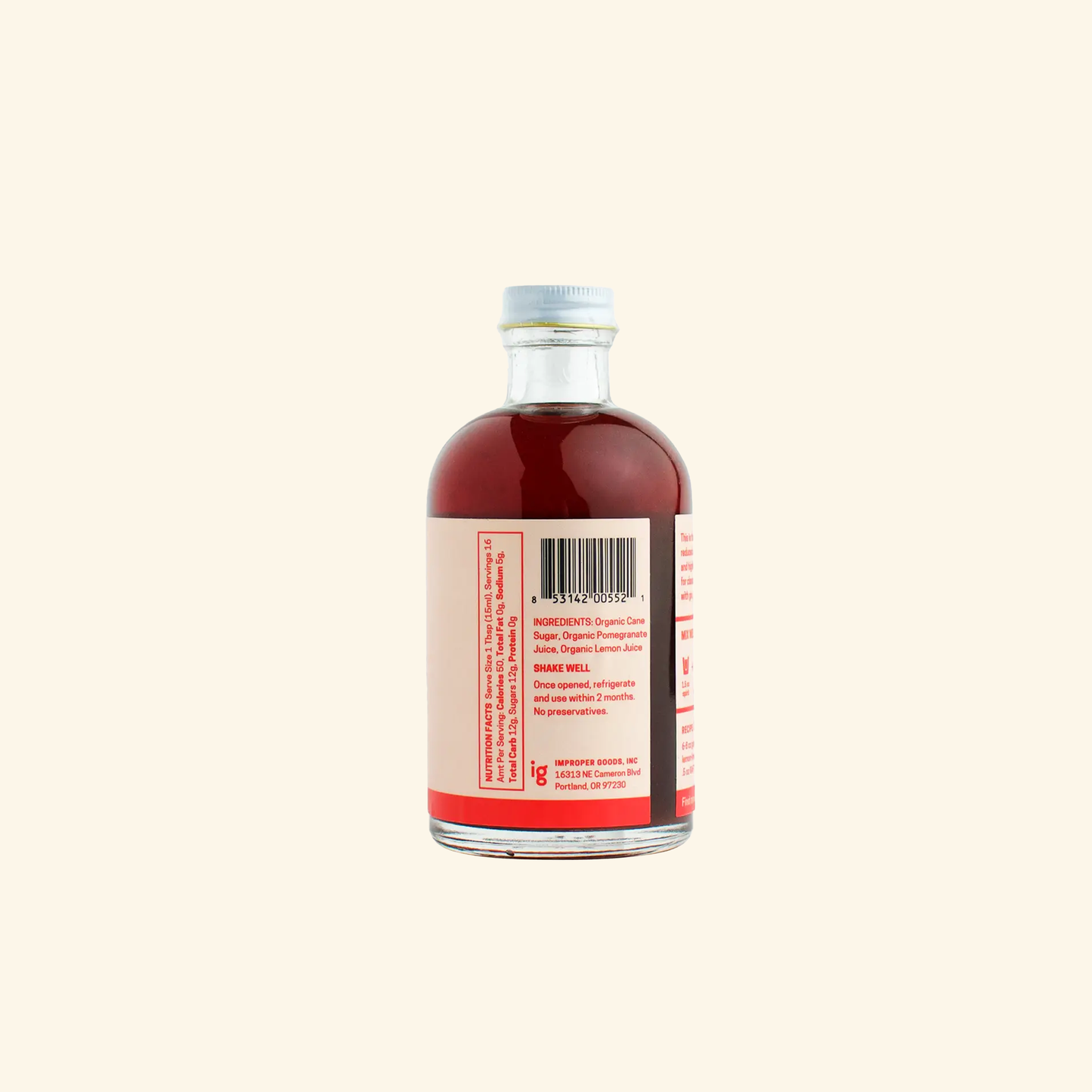 Organic Grenadine Syrup